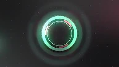 科技动感霓虹灯MG动画AE片头logo视频的预览图